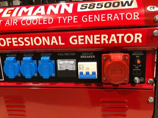 Freimann S8500W luftkølet professionel benzingenerator