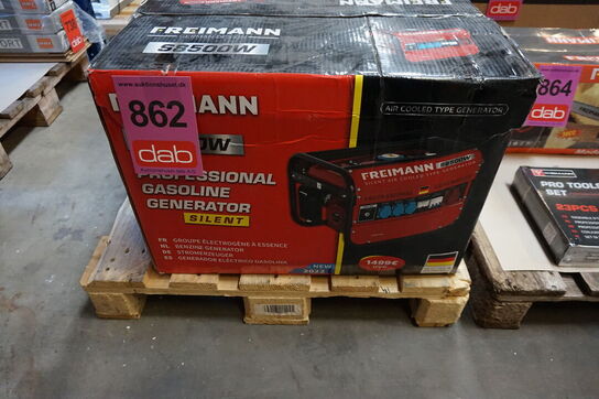 Freimann S8500W luftkølet professionel benzingenerator