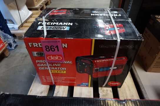 Freimann S8500W luftkølet professionel benzingenerator