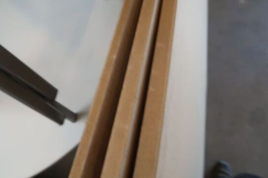 3 stk. MDF plader