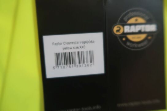 1 stk. regnjakke, str. XXS