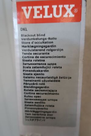 Velux mørklægningsgardin