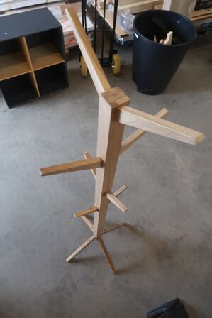 Stumtjener egefiner, ca. højde 180 cm