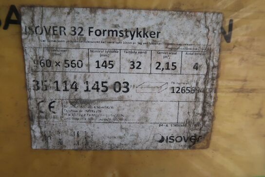8,6 m2 isolering 145 mm
