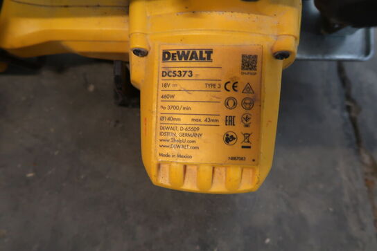 Akku rundsav, DeWalt DCS373