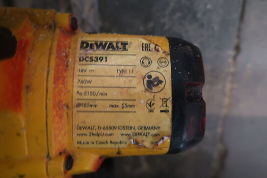 Akku rundsav, DeWalt DCS391