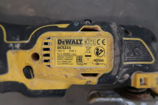 Akku multicutter, DeWalt DCS355