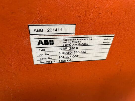 Svejserobot ABB 6 axet  med Manupulator