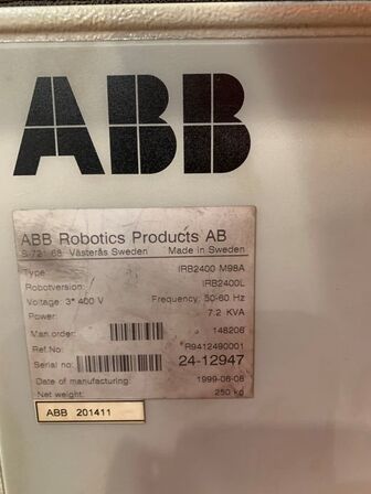 Svejserobot ABB 6 axet  med Manupulator