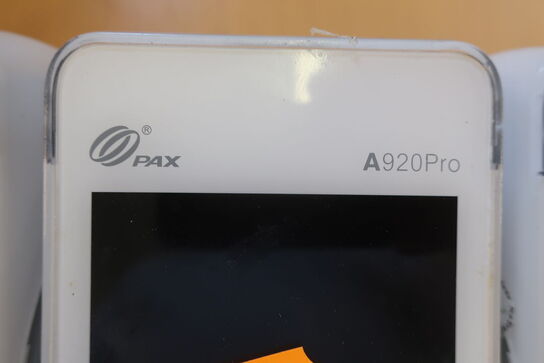 3 stk. betalingsterminaler PAX A920Pro