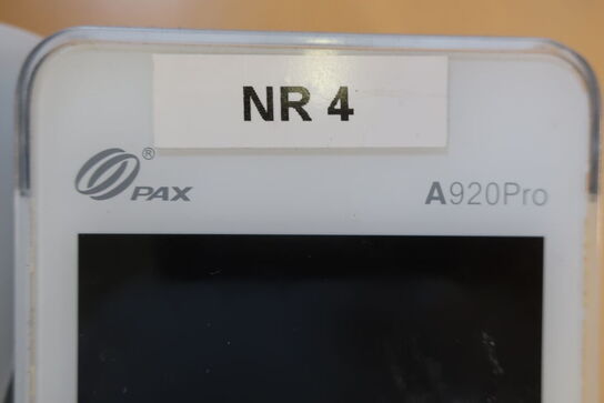3 stk. betalingsterminaler PAX A920Pro