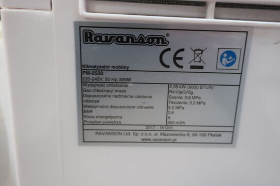 Mobilt klimaanlæg RAVANSON PM-8500