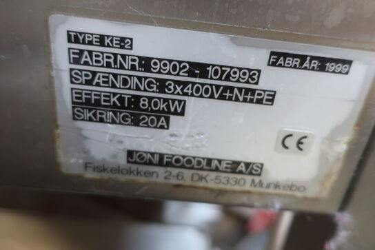 Dbl. induktionskogeplade JØNI FOODLINE KE-2