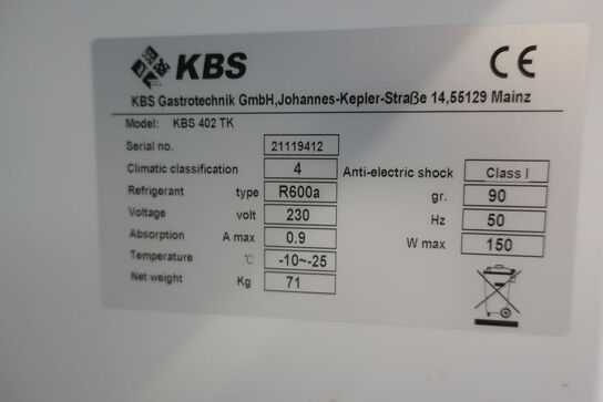 Fryseskab KBS 402 TK