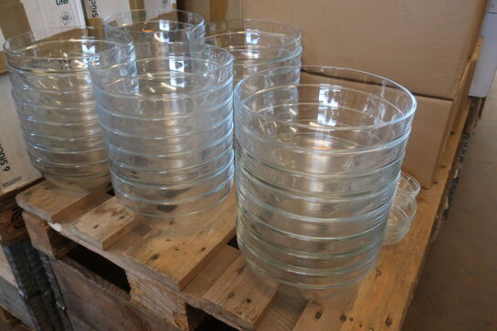 Ca. 40 glasskåle bl.a. Ø23 cm