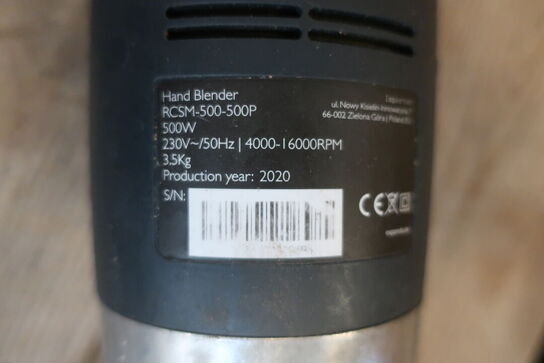 Stavblender ROYAL CATERING RCSM-500-500P