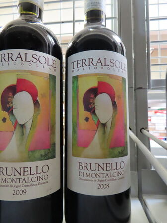 6 fl. rødvin, TERRALSOLE BRUNELLO DE MONTALCINO, 6 årgange fra 2008-2013 