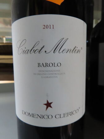 4 fl. rødvin, CIABOT MENTIN BAROLO 2011, Domenico Clerico