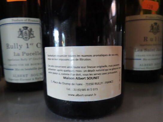 3 fl. hvidvin, RULLY 1er CRU LA PUCELLE 2016, Maison Albert Sounit 