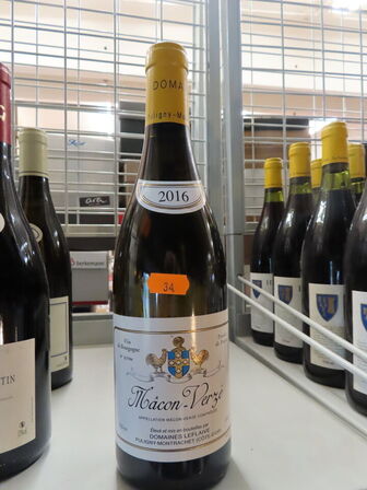 1 fl. hvidvin, MÂCON-VERZÉ 2016, Domaine Leflaive