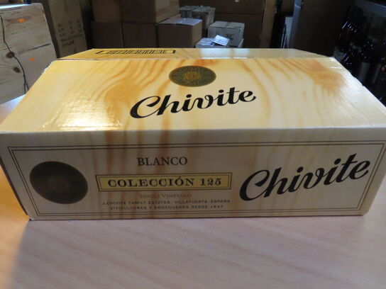 3 fl. hvidvin, CHIVITE COLECCIÓN 125 2017, Vino de Guarda
