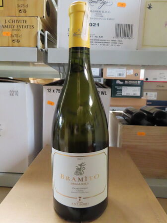 6 fl. hvidvin, BRAMITO DELLA SALA CHARDONNAY 2023, Antinori Bramito Castello