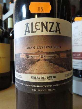 1 fl. rødvin, ALENZA GRAN RESERVA 2003  - 1,5L Magnum