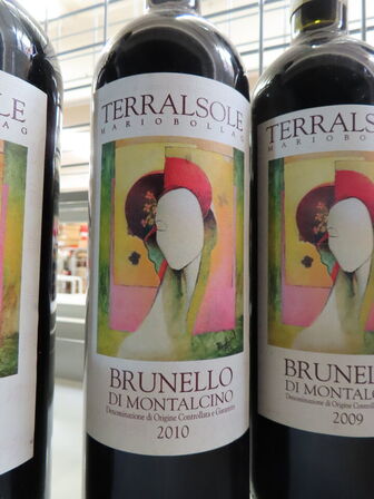 6 fl. rødvin, TERRALSOLE BRUNELLO DE MONTALCINO, 6 årgange fra 2008-2013 