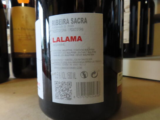 1 fl. rødvin, LALAMA DOMINIO DO BIBEI 2015 - 1,5L Magnum