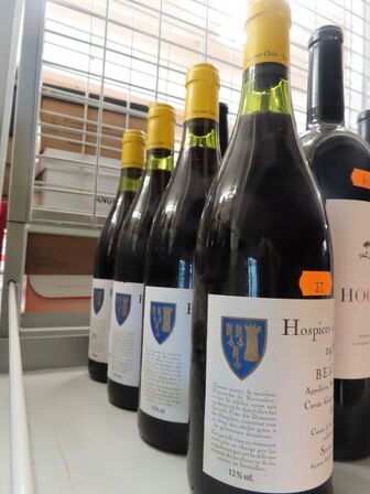 4 fl. rødvin, HOSPICES DE BEAUNE 1986