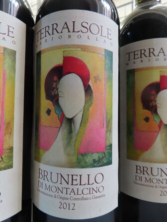 6 fl. rødvin, TERRALSOLE BRUNELLO DE MONTALCINO, 6 årgange fra 2008-2013 