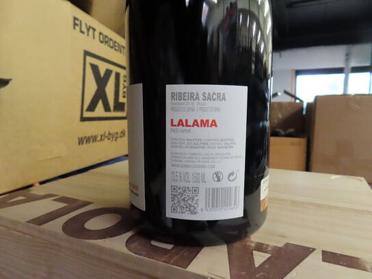 6 fl. rødvin, LALAMA 2015, Dominio do Bibei, Ribeiro, Galicia