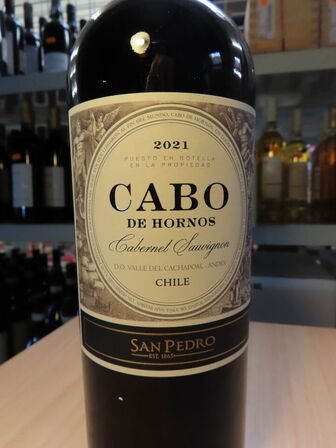 1 fl. rødvin, CABO DE HORNOS 2021, San Pedro Cabo de Hornos Cabernet Sauvignon