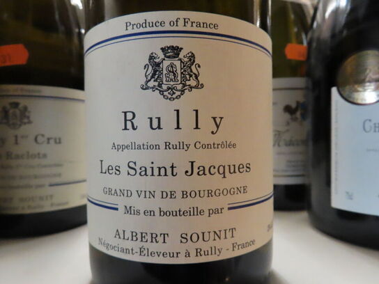 1 fl. hvidvin, RULLY 1er CRU LES SAINT JACQUES 2017, Maison Albert Sounit 