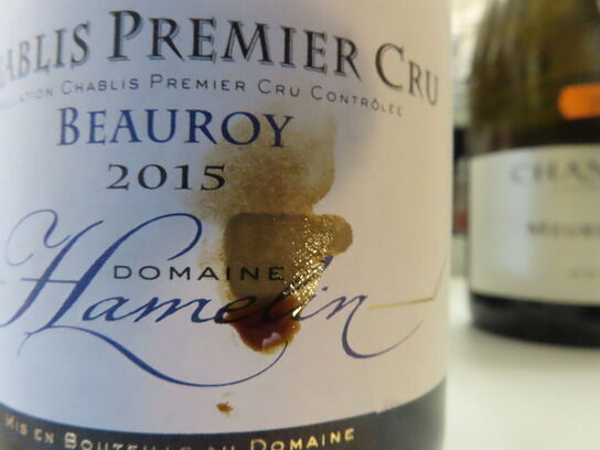 1 fl. hvidvin, BEAUROY 2015, Chablis Premier Cru, Domaine Hamelin Bourgogne