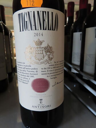 4 fl. rødvin, TIGNANELLO 2014, Antinori Tignanello, Toscana IGT