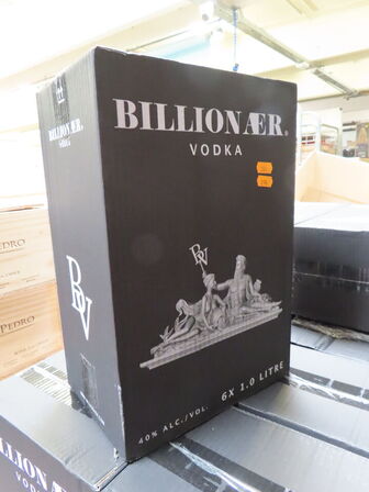 6 x 1.0L vodka, BILLIONÆR PREMIUM