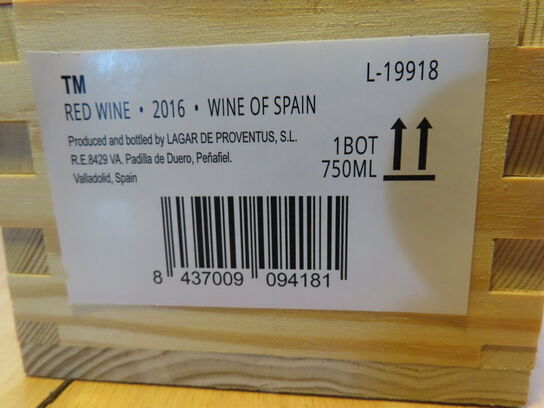 1 fl. rødvin, TR3SMANO 2016, Proventus Ribera del Duero