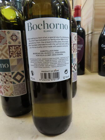 6 fl. hvidvin, BOCHORNO BLANCO 2023