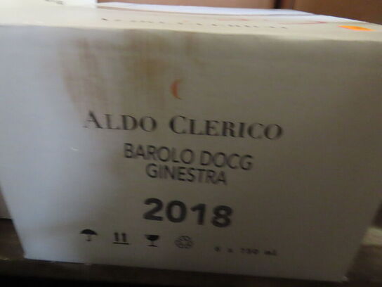 6 fl. rødvin, ALDO CLERICO BAROLO GINESTRA 2018