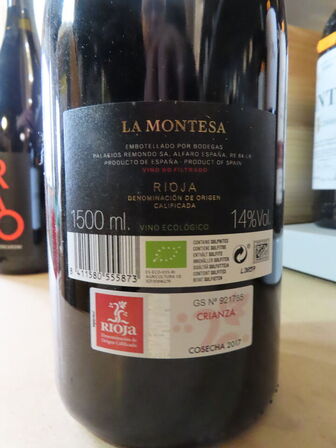 1 fl. rødvin, LA MONTESA RIOJA 2017 - 1,5L Magnum