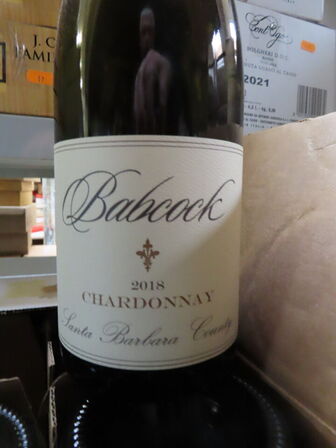 12 fl. hvidvin, BABCOCK CHARDONNAY 2018, , Santa Ynez Valley 