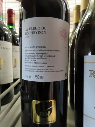 2 fl. rødvin, LA FLEUR DE ROCHEYRON 2010, Saint-Émilion Grand Cru