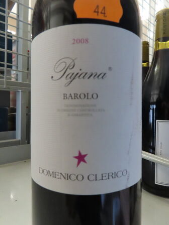 1 fl. rødvin, PAJANA BAROLO 2008, Domenico Clerico