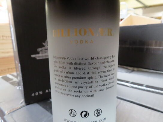 6 x 1.0L vodka, BILLIONÆR PREMIUM