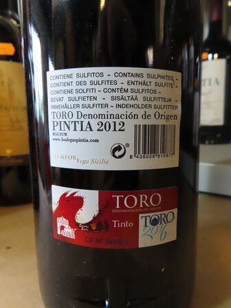1 fl. rødvin, PINTIA 2012, Vega Sicilia, Toro, Spain - 1,5L Magnum