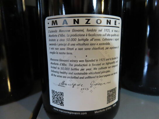 2 fl. rødvin, MANZONE BAROLO DOCG S. STEFANO DI PERNO 2001