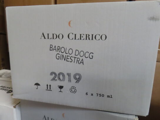 6 fl. rødvin, ALDO CLERICO BAROLO GINESTRA 2019
