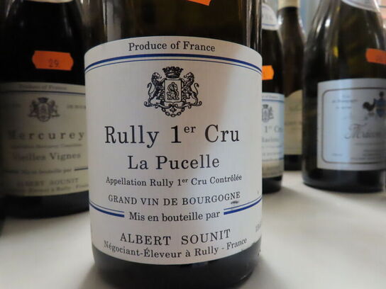 1 fl. hvidvin, RULLY 1er CRU LA PUCELLE 2017, Maison Albert Sounit 