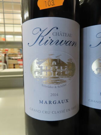 6 fl. rødvin, CHÂTEAU KIRVAN MARGAUX 2014, 3. Cru Grand Cru Classé, Margaux